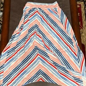 Red, White, & Blue Maxi Skit, stretch waist